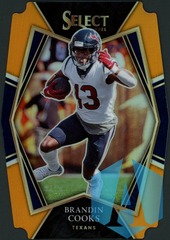 2021 Panini Select Brandin Cooks #115 Die-Cut Orange Prizm 050/249